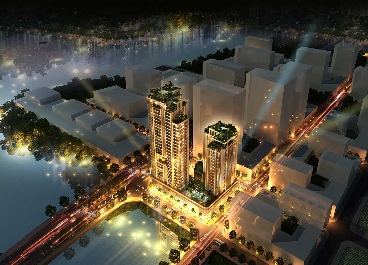 Phối cảnh dự án Riverfront Residences